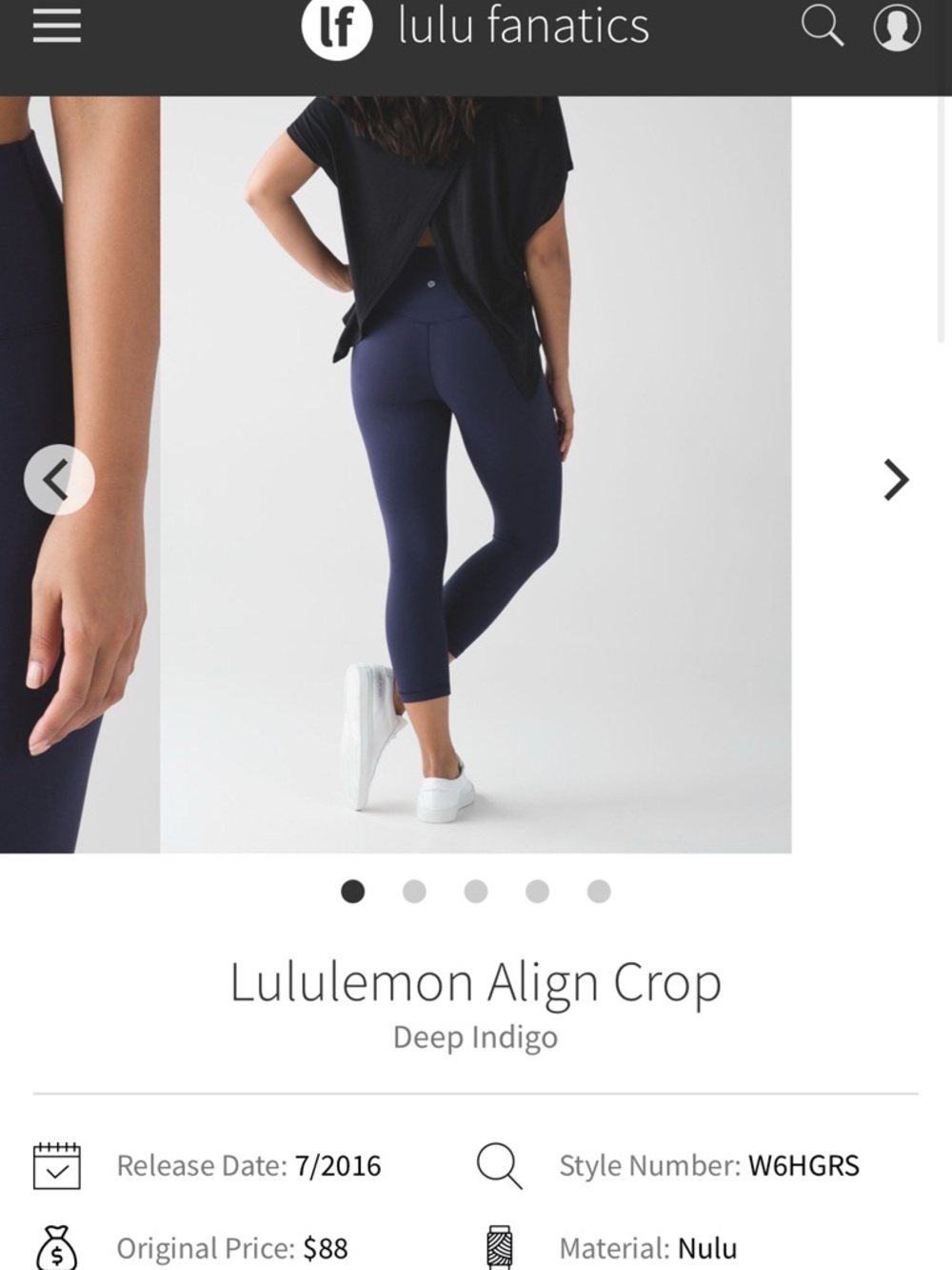 lululemon Align Crop